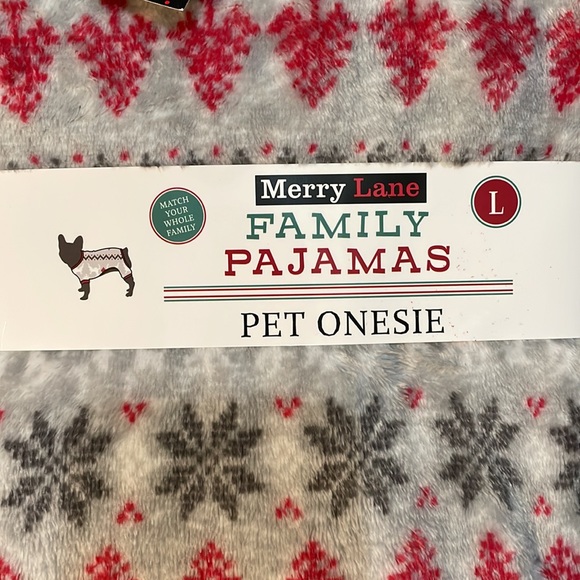 Holiday Dog Fleece Onesie - Picture 2 of 4